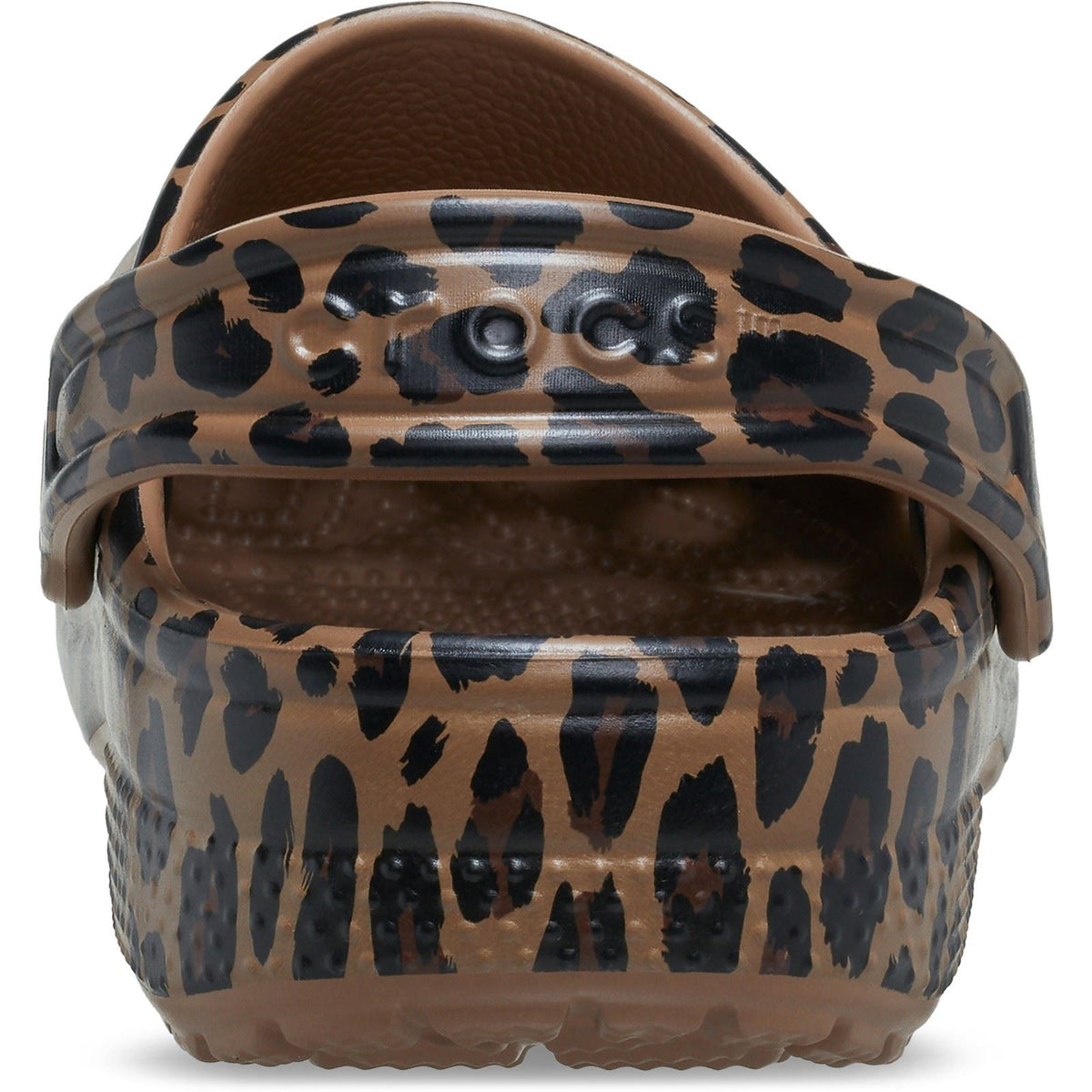 Crocs Classic Animal Kid EVA Girl's Sepia/Leopard Casual Shoes - Clogs