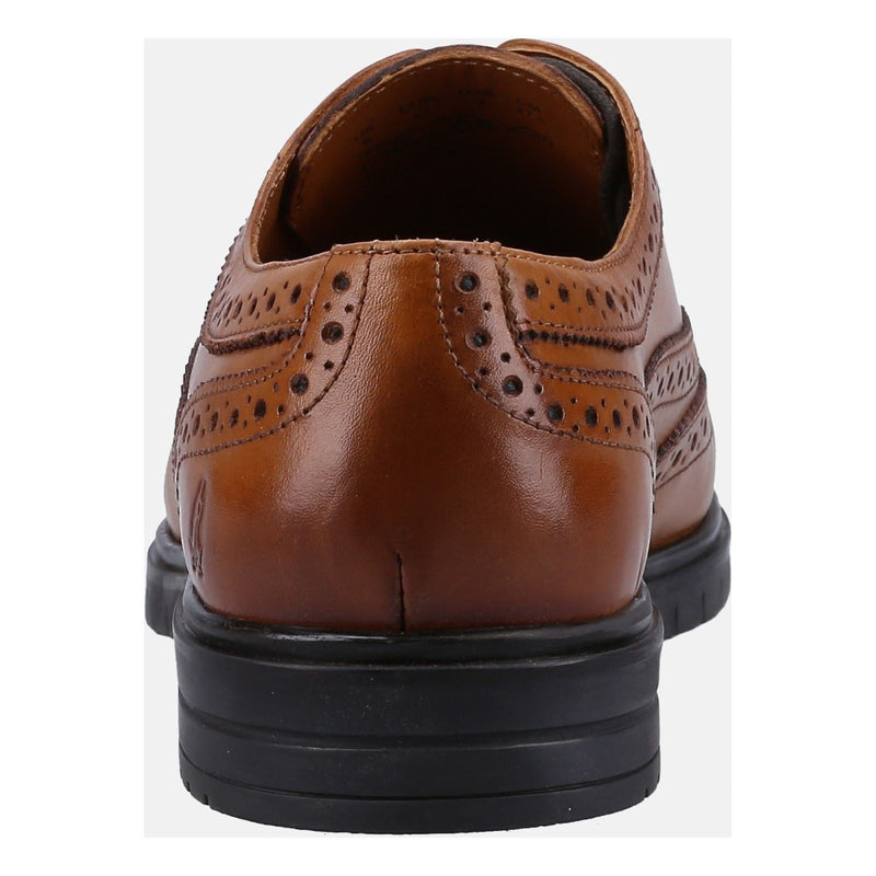 Hush Puppies Santiago Leather Men's Tan Lace-Up Shoes