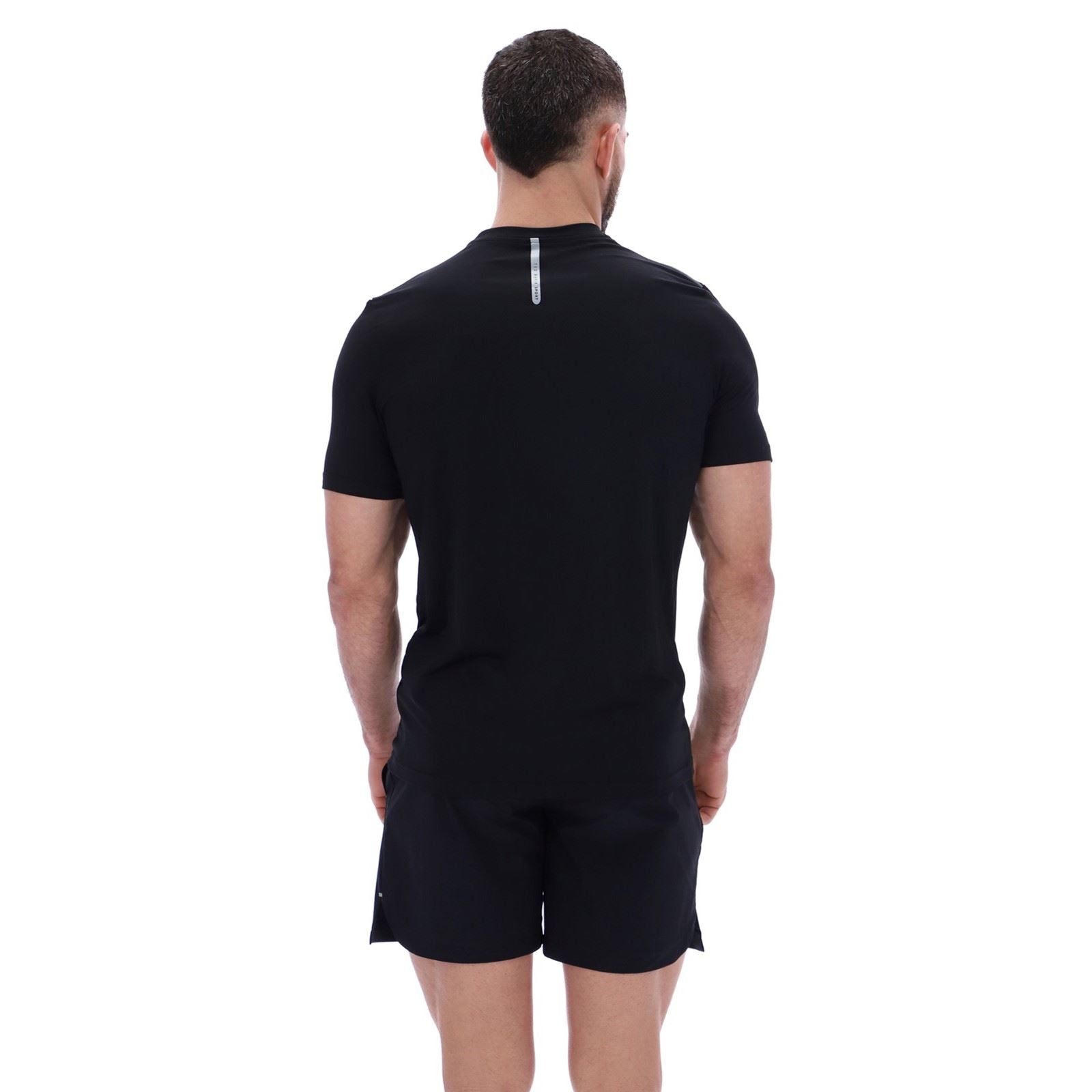 Ted Baker SAM TBMTS2635 Polyester Men's Black Activewear T-Shirts