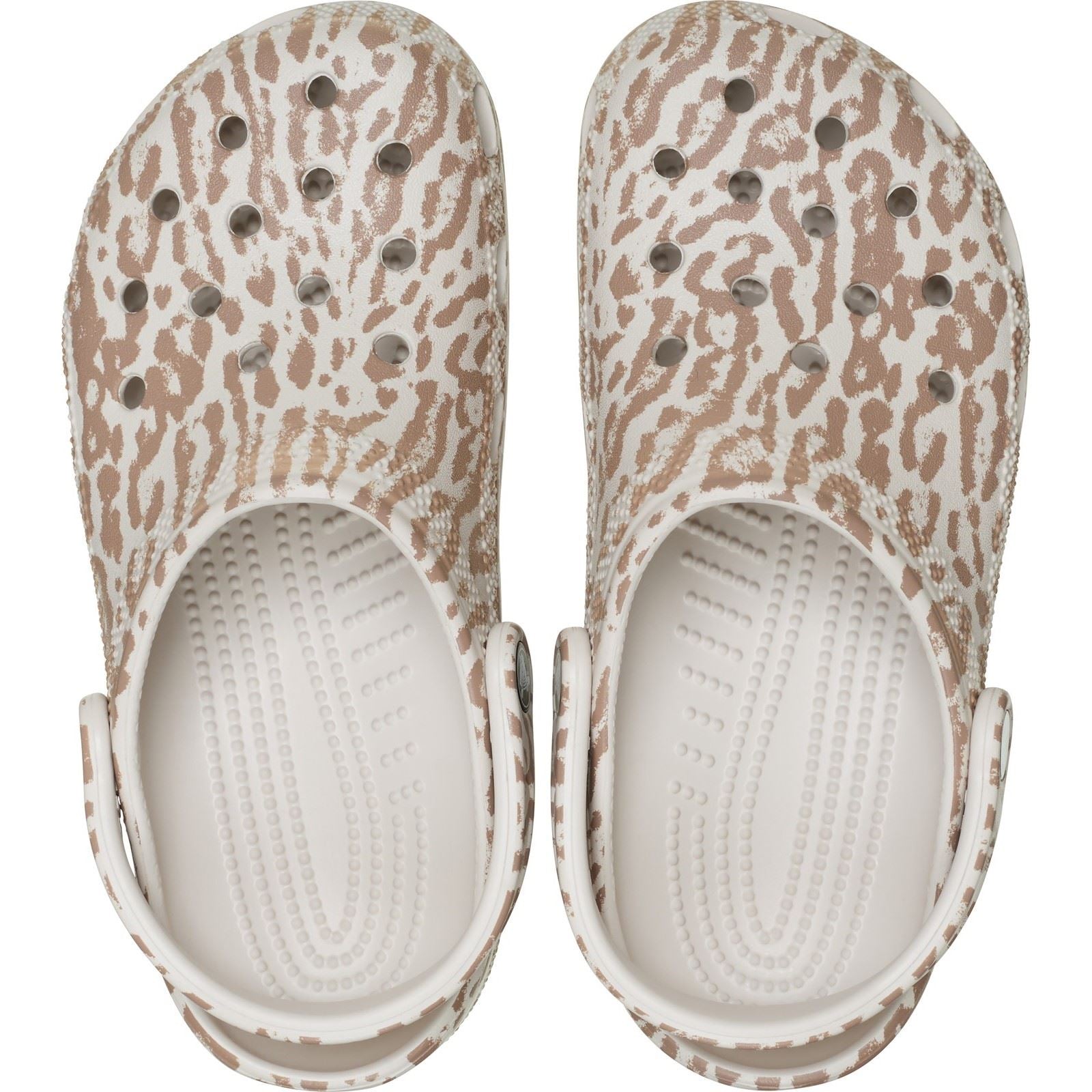 Crocs Classic Pop Animal EVA Women's Beige Clogs