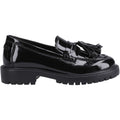 Hush Puppies Abigail Patent Leather Youth Girl's Black Loafers