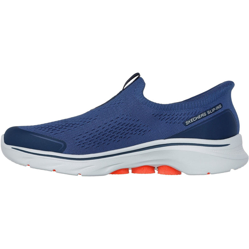 Skechers GO WALK 7 Easy On Evolution Textile Men's Navy Trainers