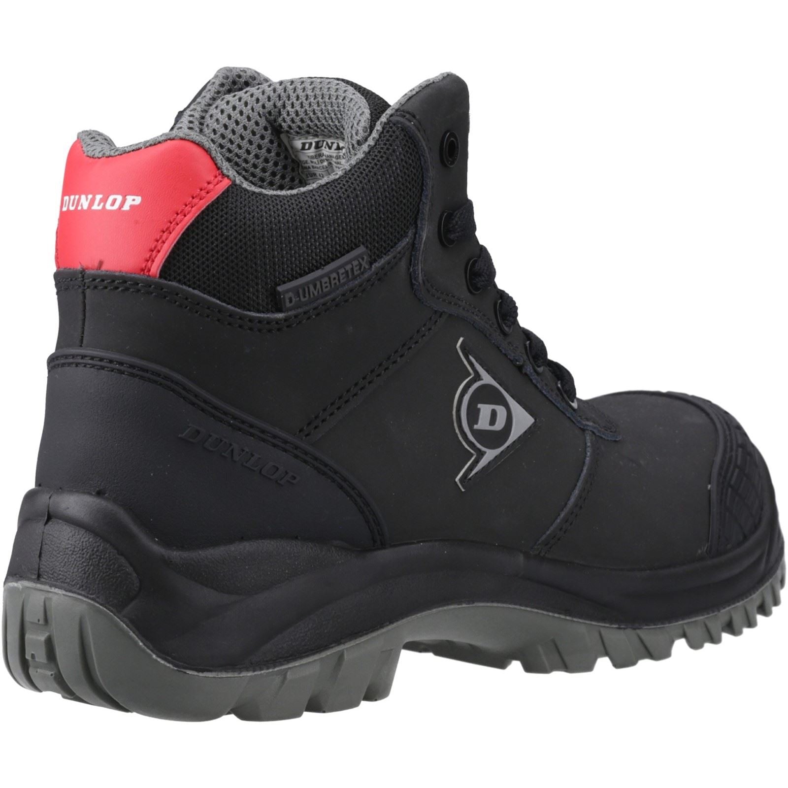 Dunlop First One Adv Titan Nubuck Men's Black/Red Safety Boots