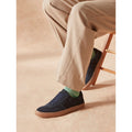 Hush Puppies Riley Suede Men's Navy Suede Trainers