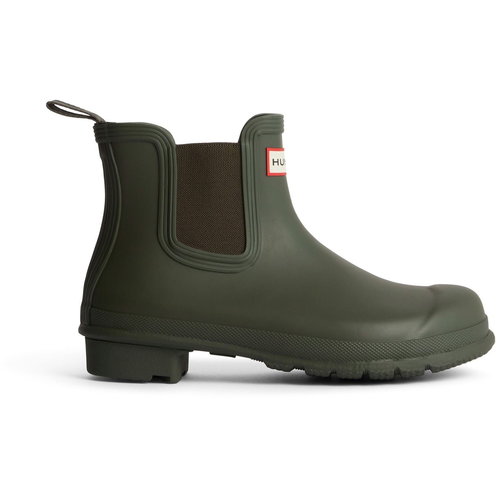 Hunter Original Chelsea Boot Rubber Women's Dark Olive Wellington Boots