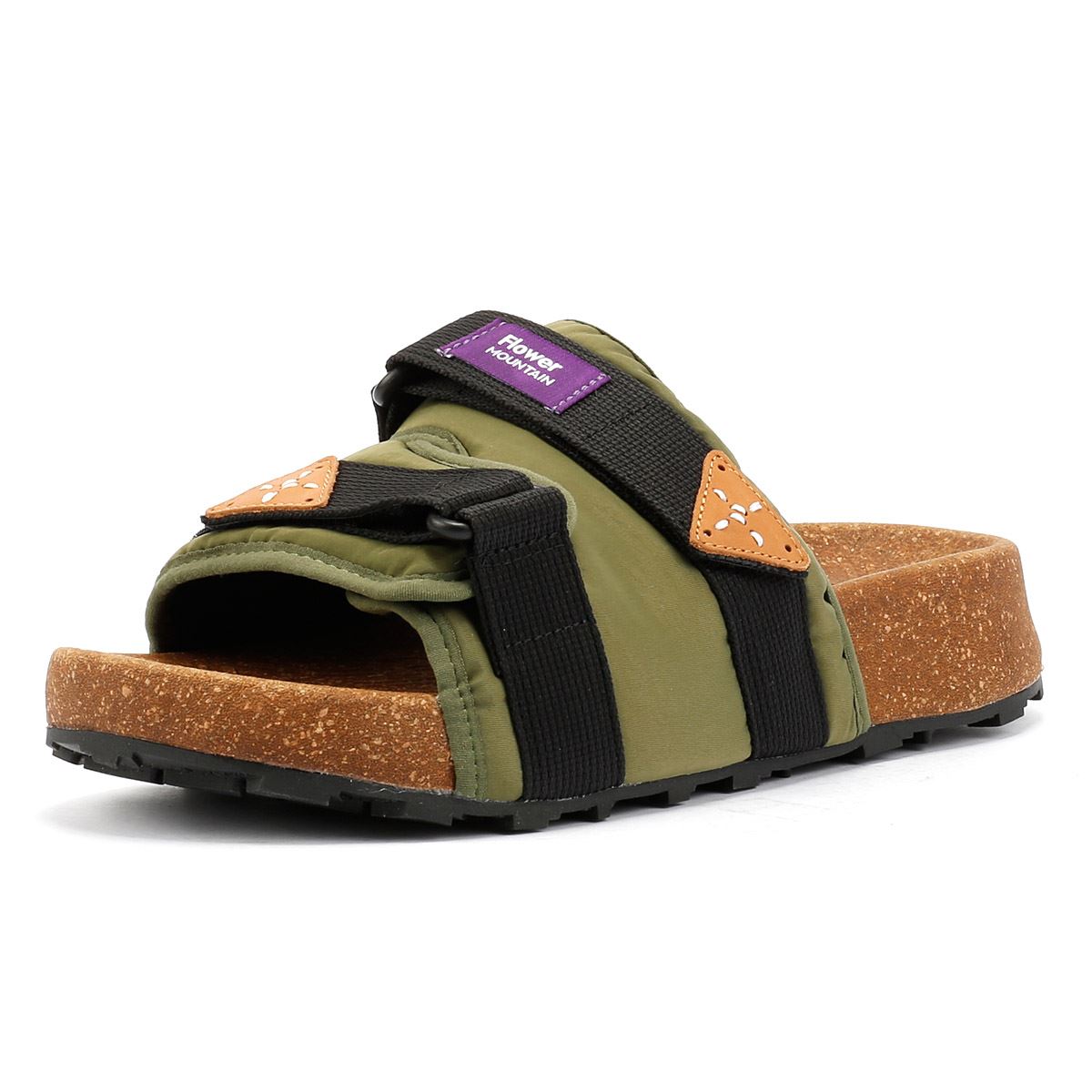 Flower Mountain Niwa Nylon Olive Slides