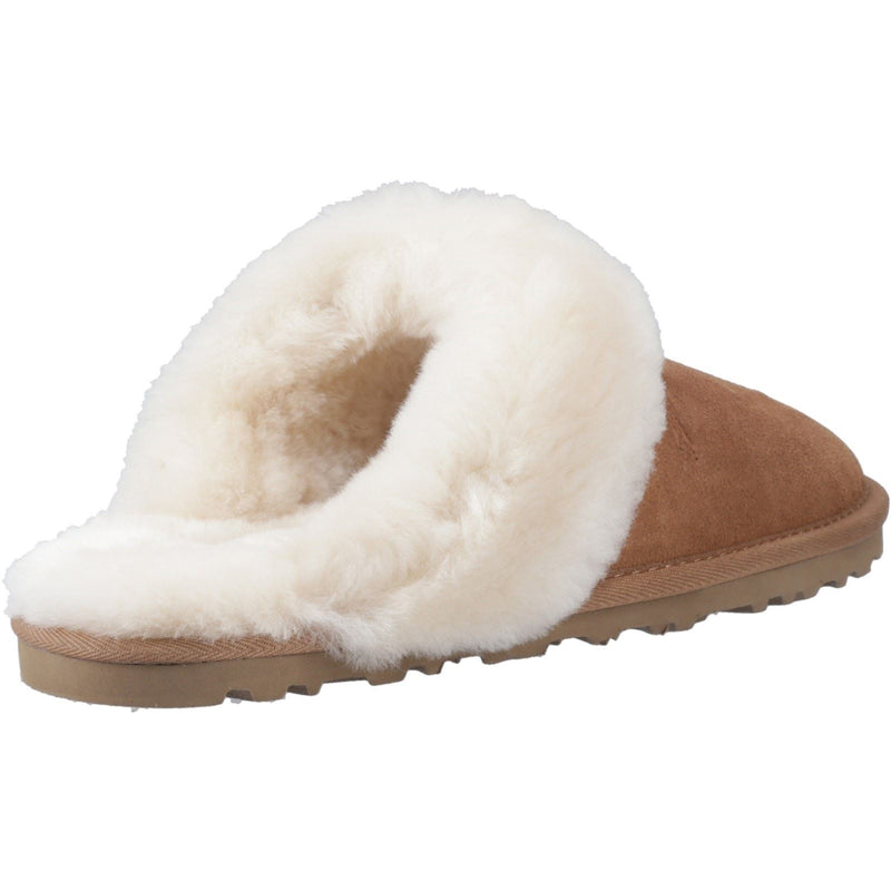 Hush Puppies Samantha Suede Women's Tan Slippers