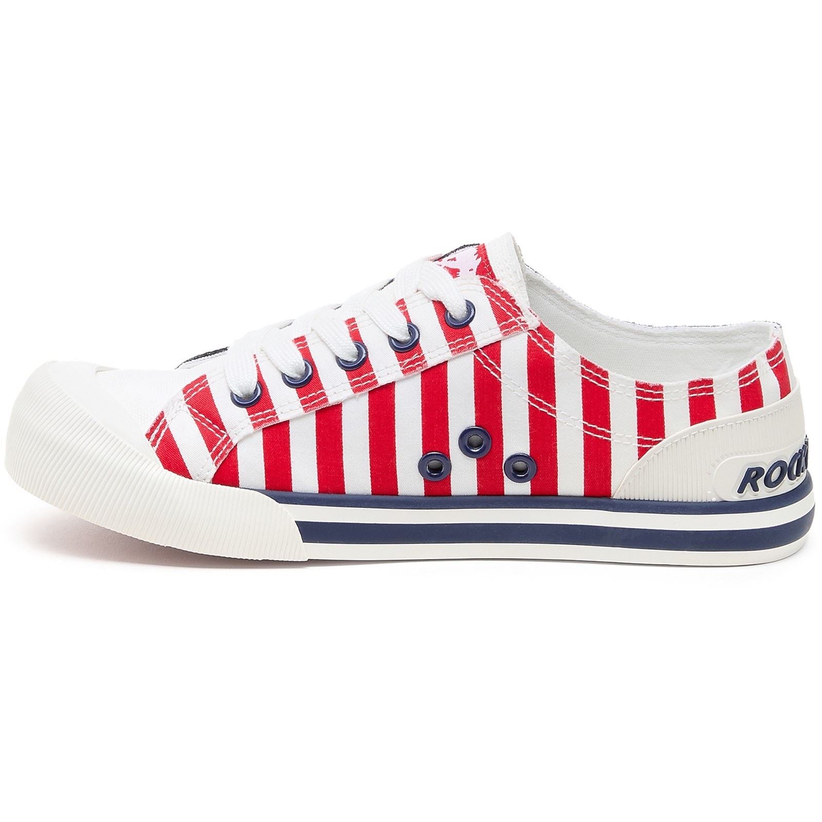 Rocket Dog Jazzin Spangle Cotton Women's Red/Navy Trainers