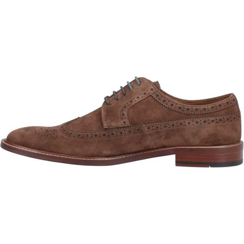 Dune Superior Suede Men's Brown Brogues Shoes