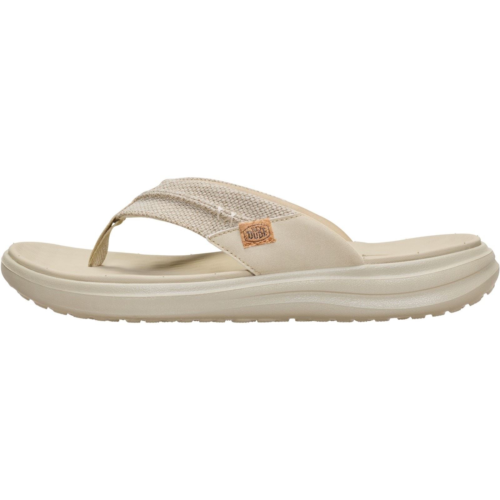HEYDUDE Finn Flip Polyester Men's Tan Sandals