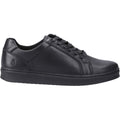 Hush Puppies Madden Leather Men's Black Trainers