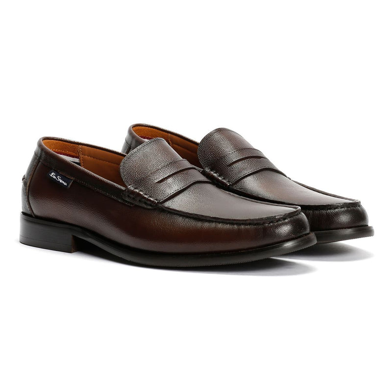 Ben Sherman Hester Leather Men's Brown Loafers
