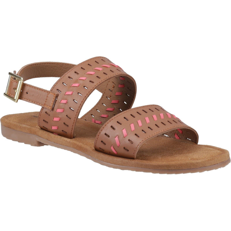 Hush Puppies Hadley Leather Women's Tan Sandals