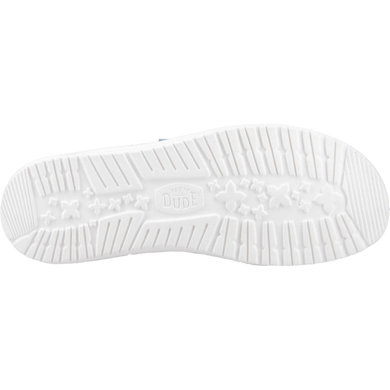 HEYDUDE Wally Jute Jute Men's Claret Red/Silver Birch Moccasins Shoes