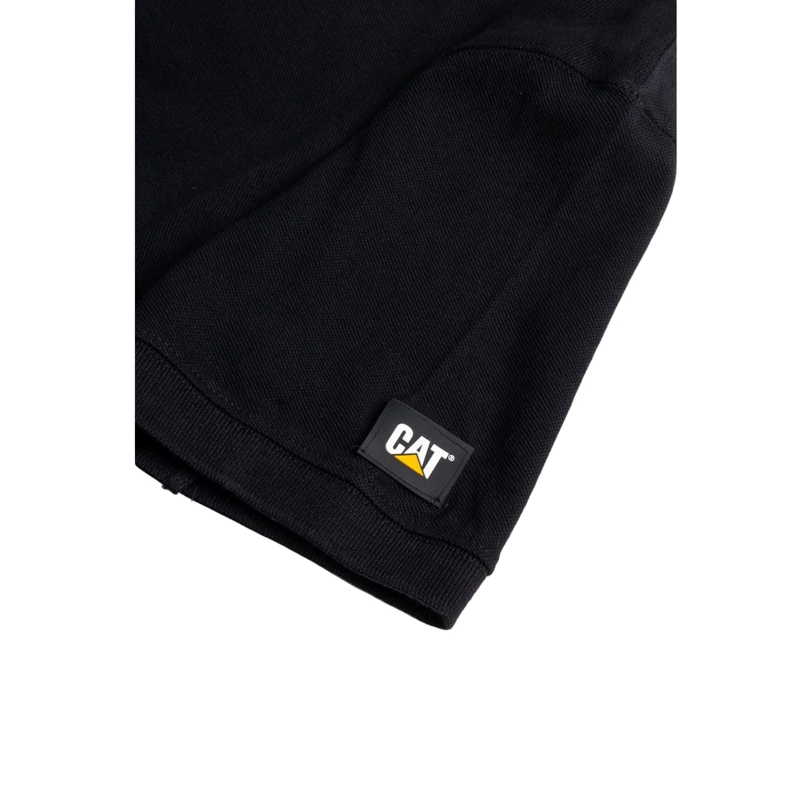 Caterpillar Essentials Cotton Men's Black Polo Shirt