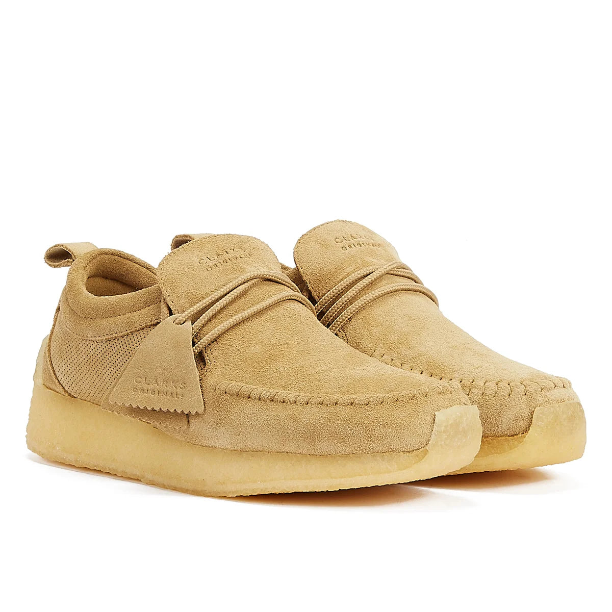 Clarks Originals Maycliffe Suede Dark Sand Men's Lace-Up Shoes