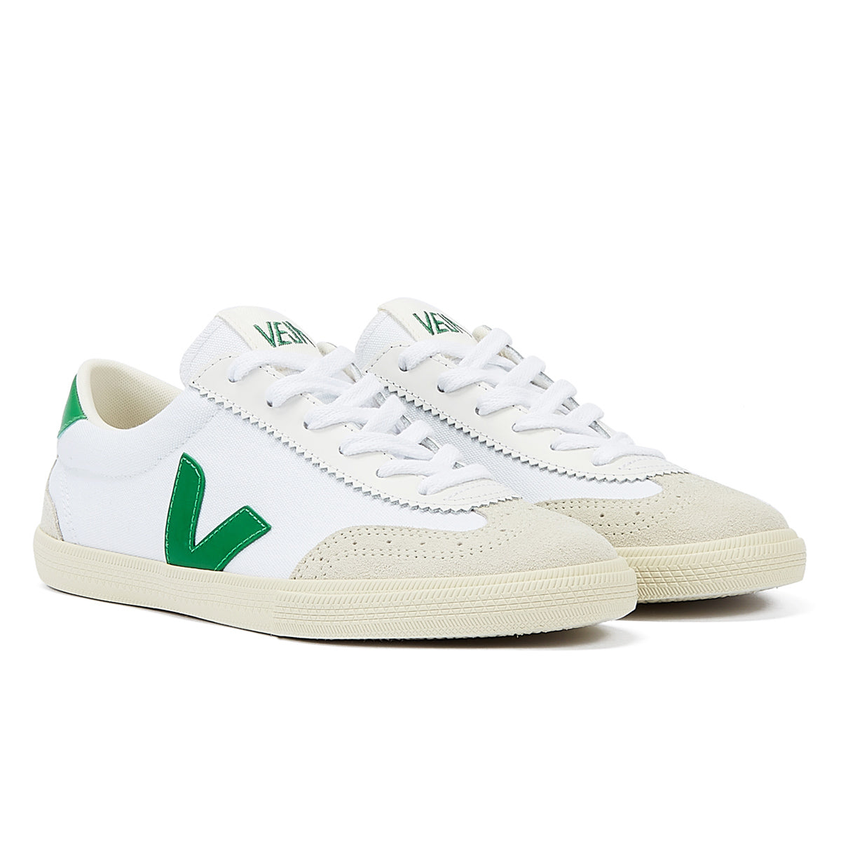 Veja Volley Women's White/Emeraude Trainers