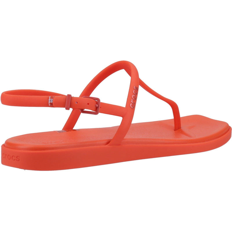 Crocs Miami Thong Flip Synthetic Women's Lava Sandals