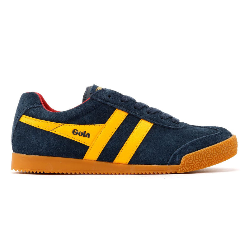 Gola Harrier Suede Women's Navy/Sun Trainers