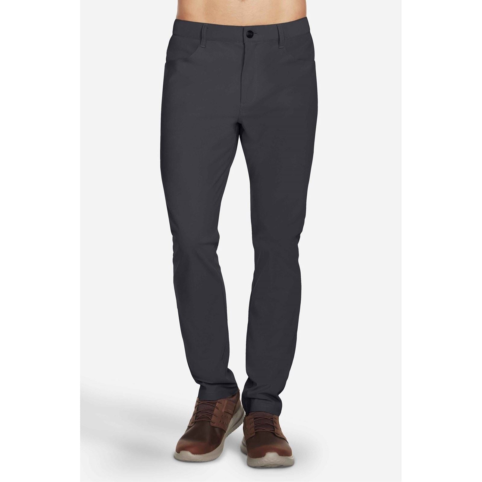 Skechers GO WALK Premium 5 Pocket Polyester Men's Black Chino Pants