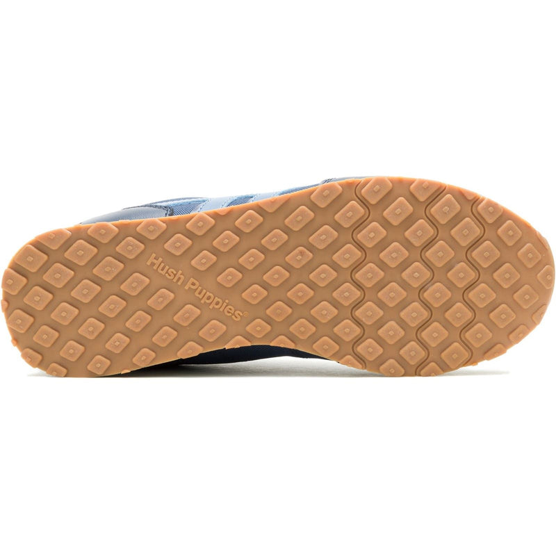 Hush Puppies Seventy8 Leather Men's Blue Trainers