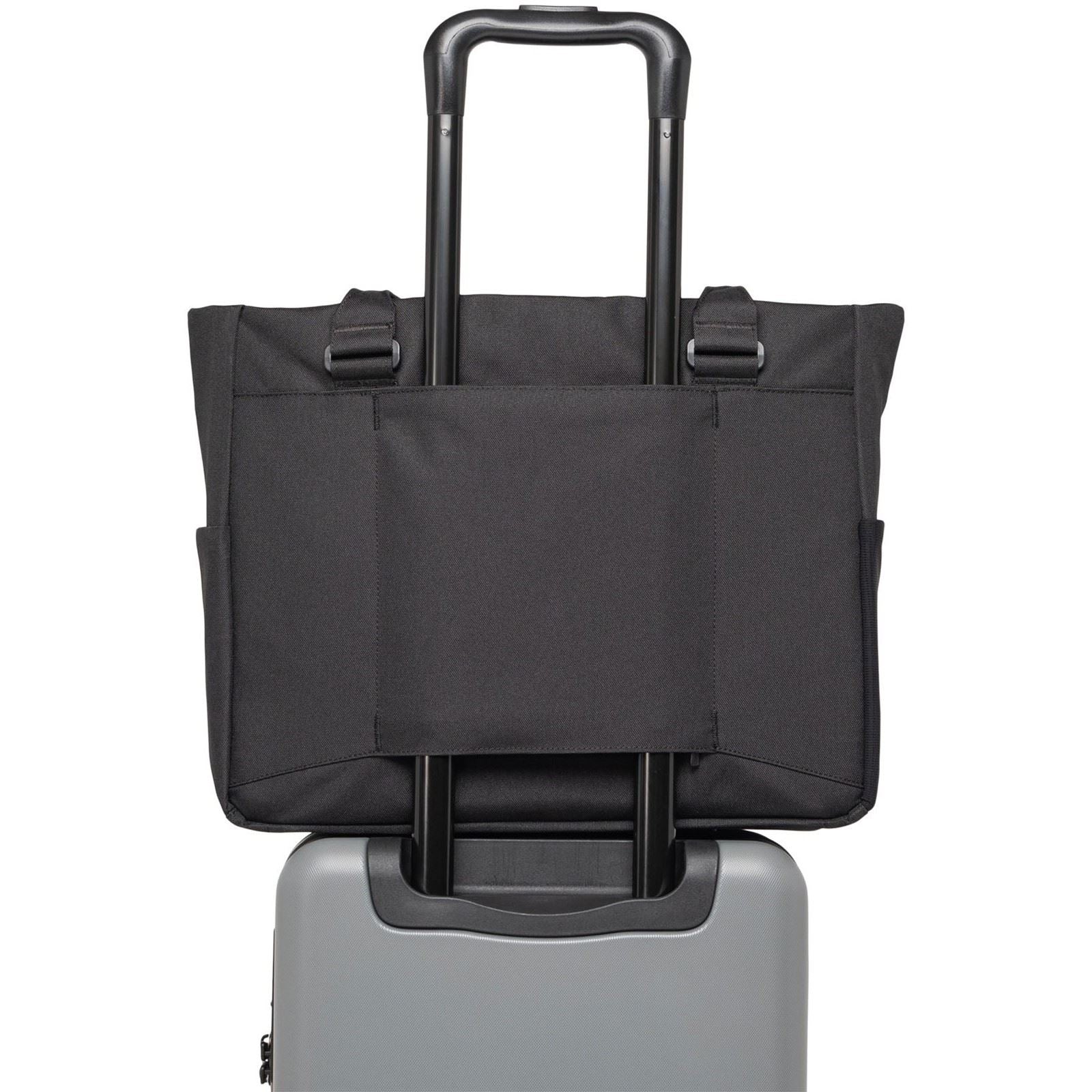 Herschel Bags Kaslo Tote Tech Polyester Unisex Adults Black Tote Bag - One Size
