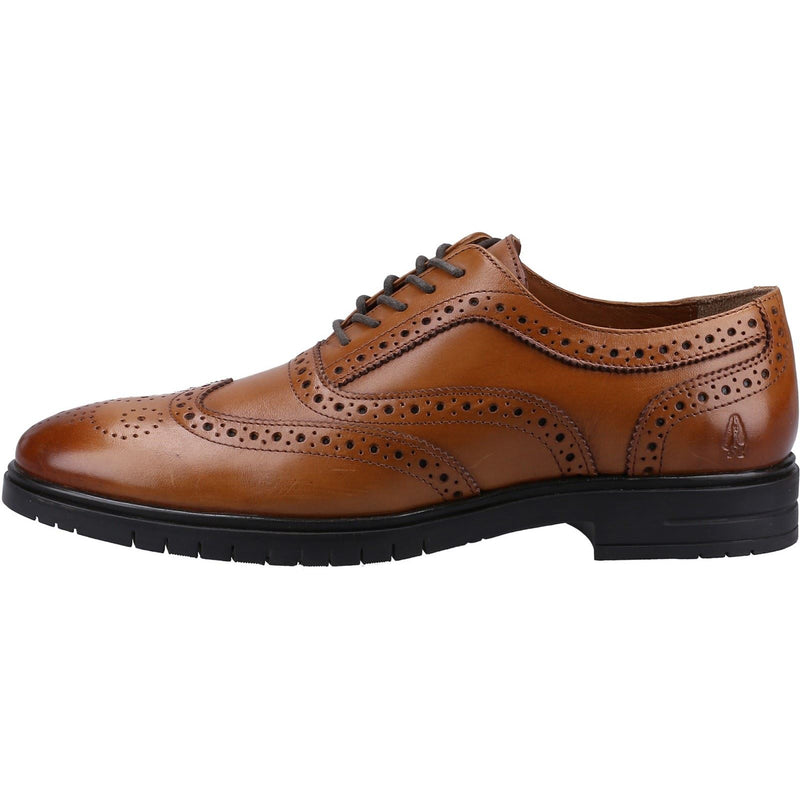 Hush Puppies Santiago Leather Men's Tan Lace-Up Shoes