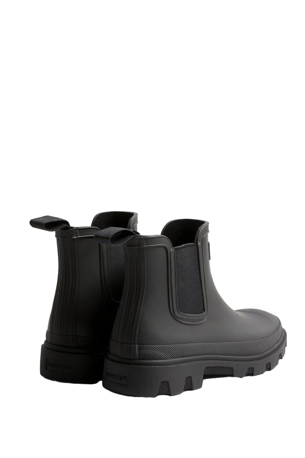 Hunter Downpour Chelsea Rubber Women's Black Wellington Boots