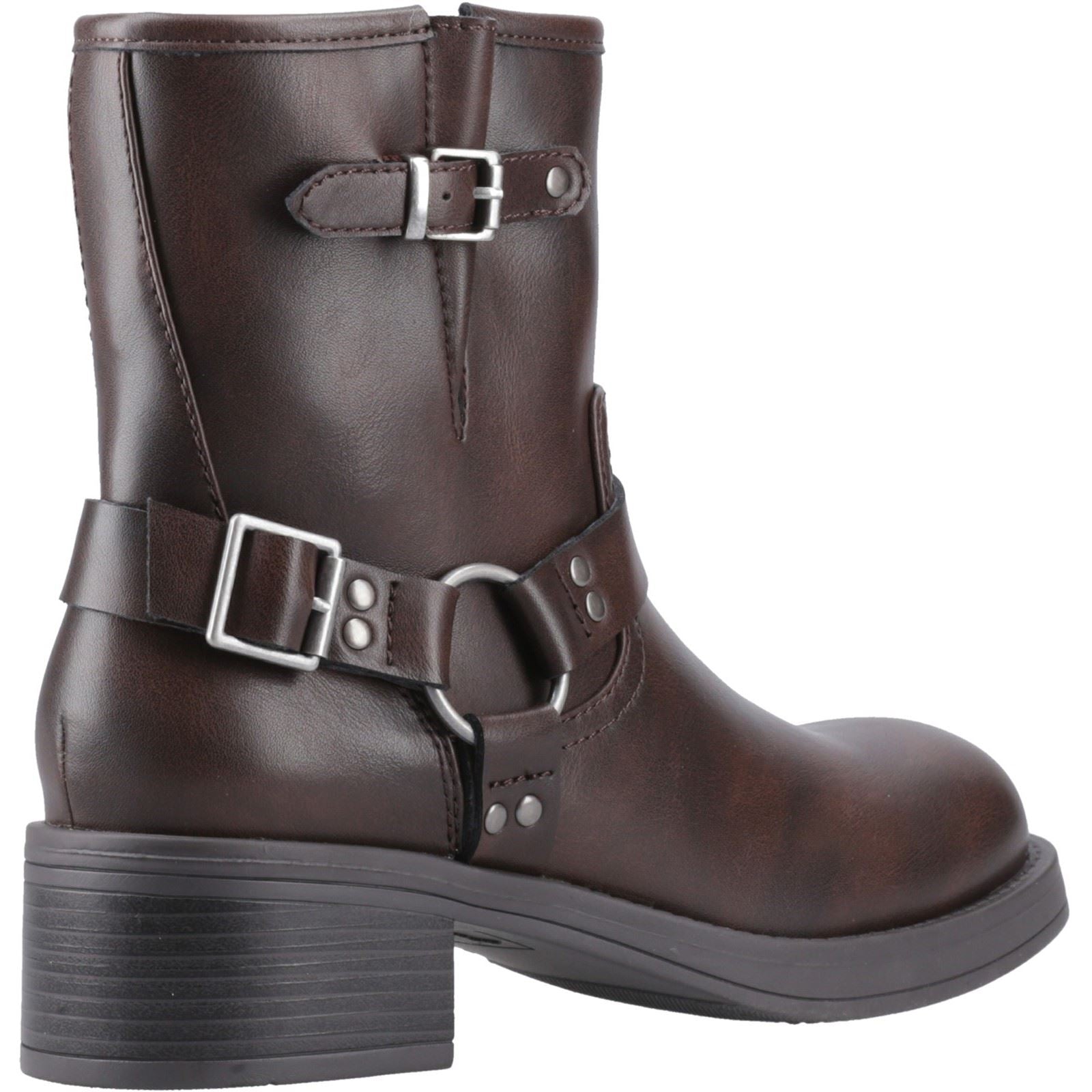 Rocket Dog Nino Faux Leather Women's Brown Heeled Ankle Boots
