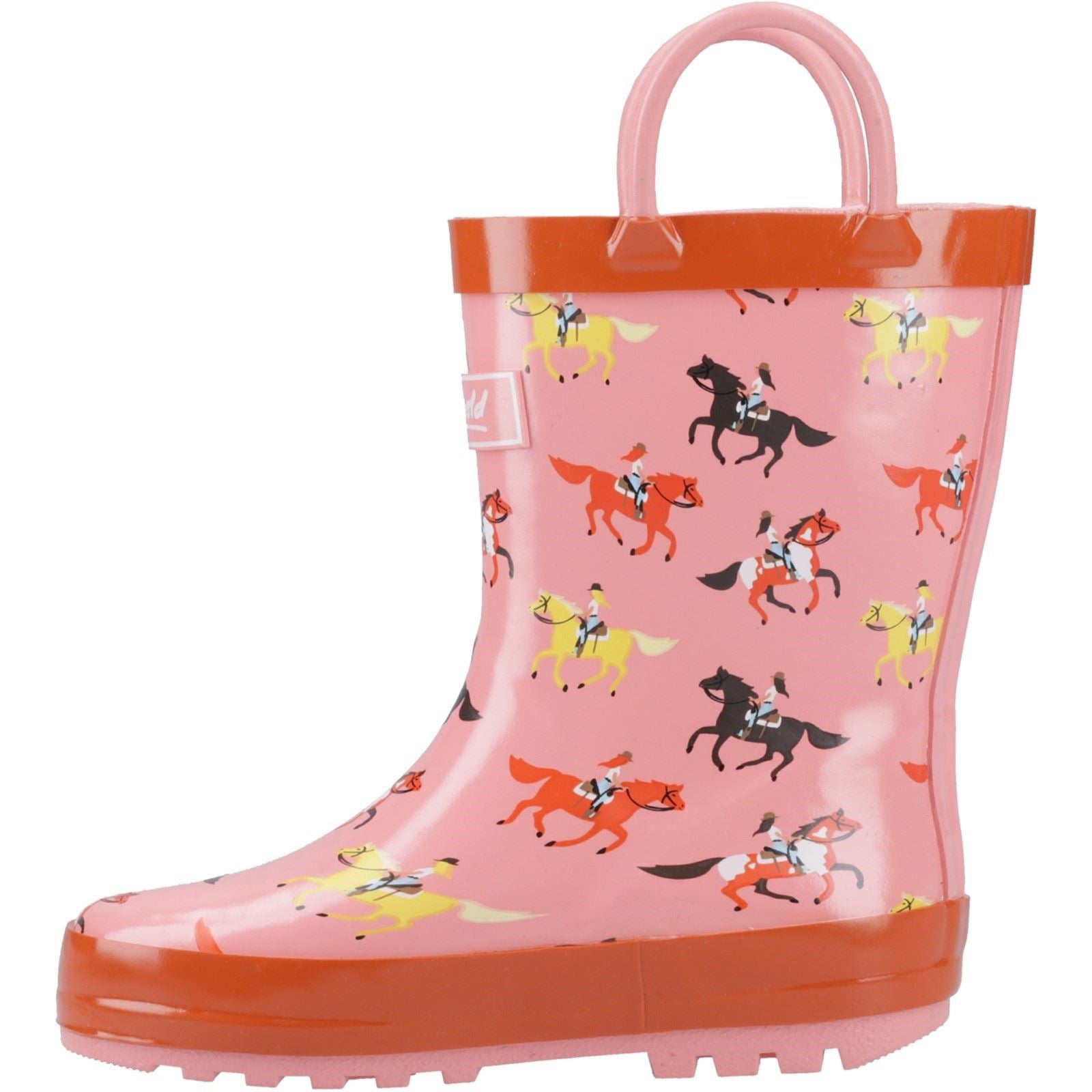 Cotswold Puddle Rubber Unisex Kid's Horses Wellington Boots