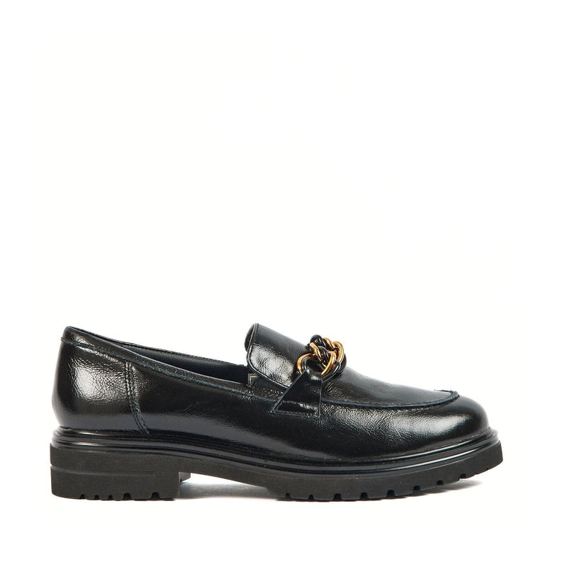 Pod Tate Faux Leather Women's Black Loafers