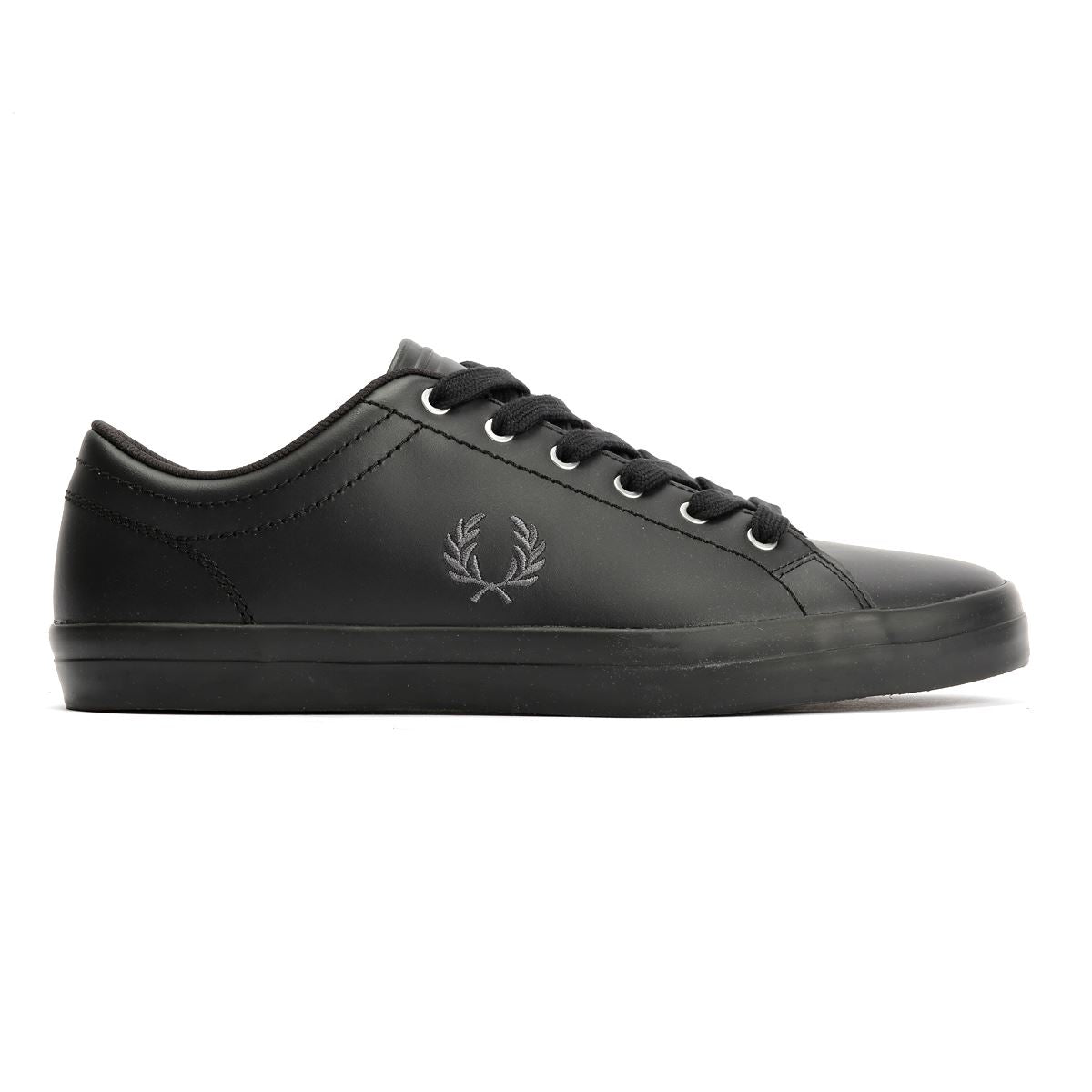 Fred Perry Baseline Leather Men's Black Trainers