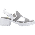 Rocket Dog Lilly Synthetic Women's Grey/White Heels