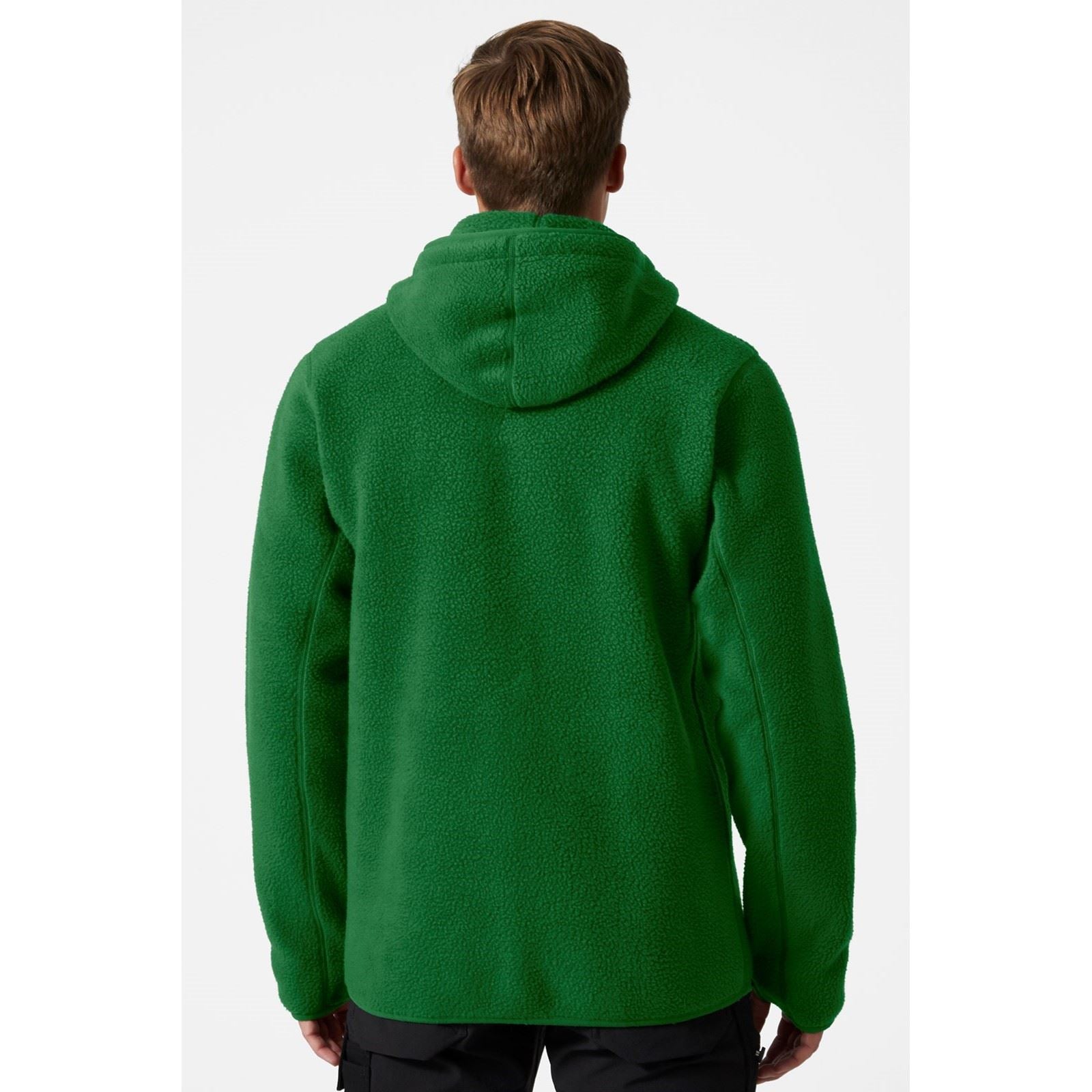 Helly Hansen Workwear Heritage Pile Hoodie Men's Green Fleece Jacket