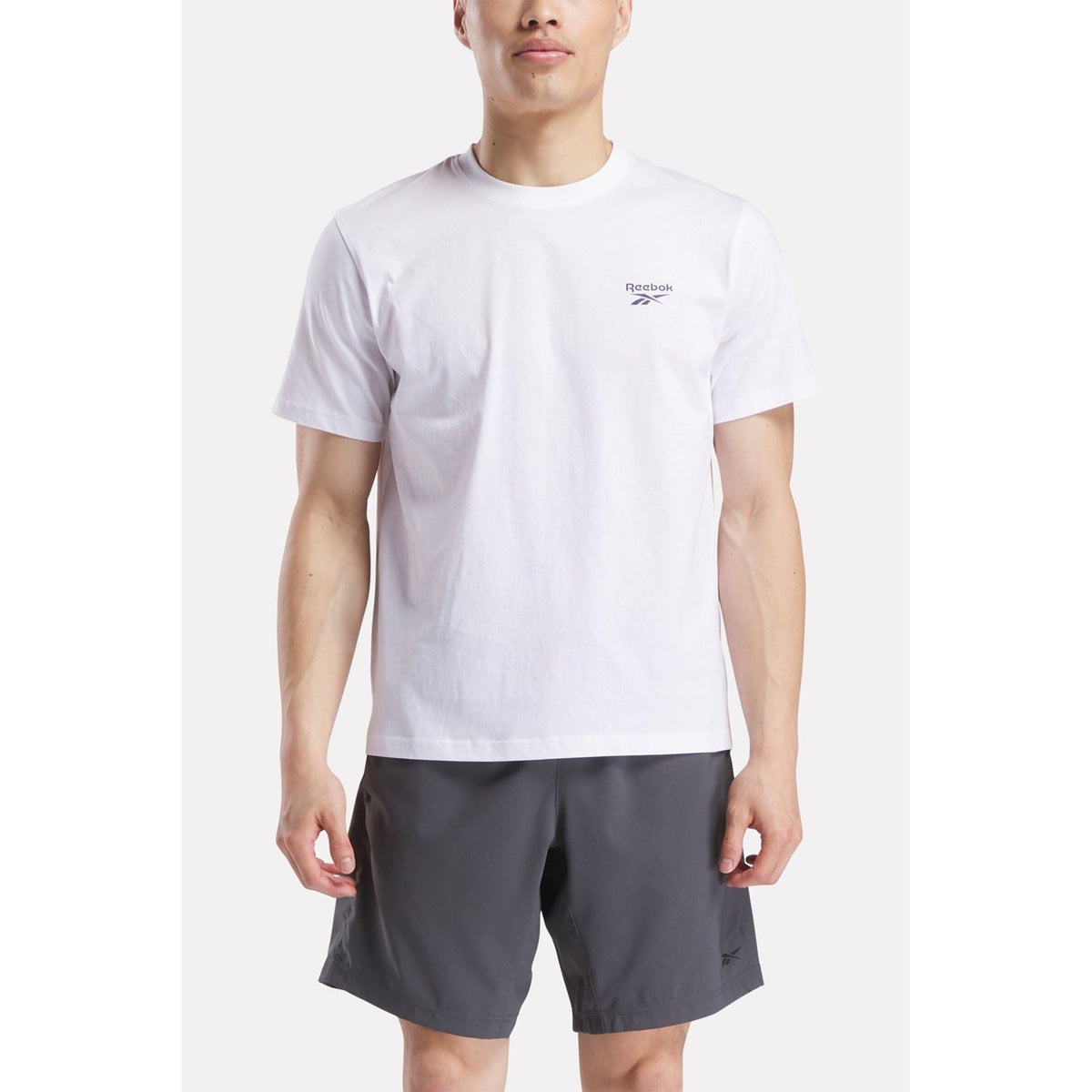 Reebok Cody Crew Neck Tee Cotton Men's White Short Sleeve T-Shirts