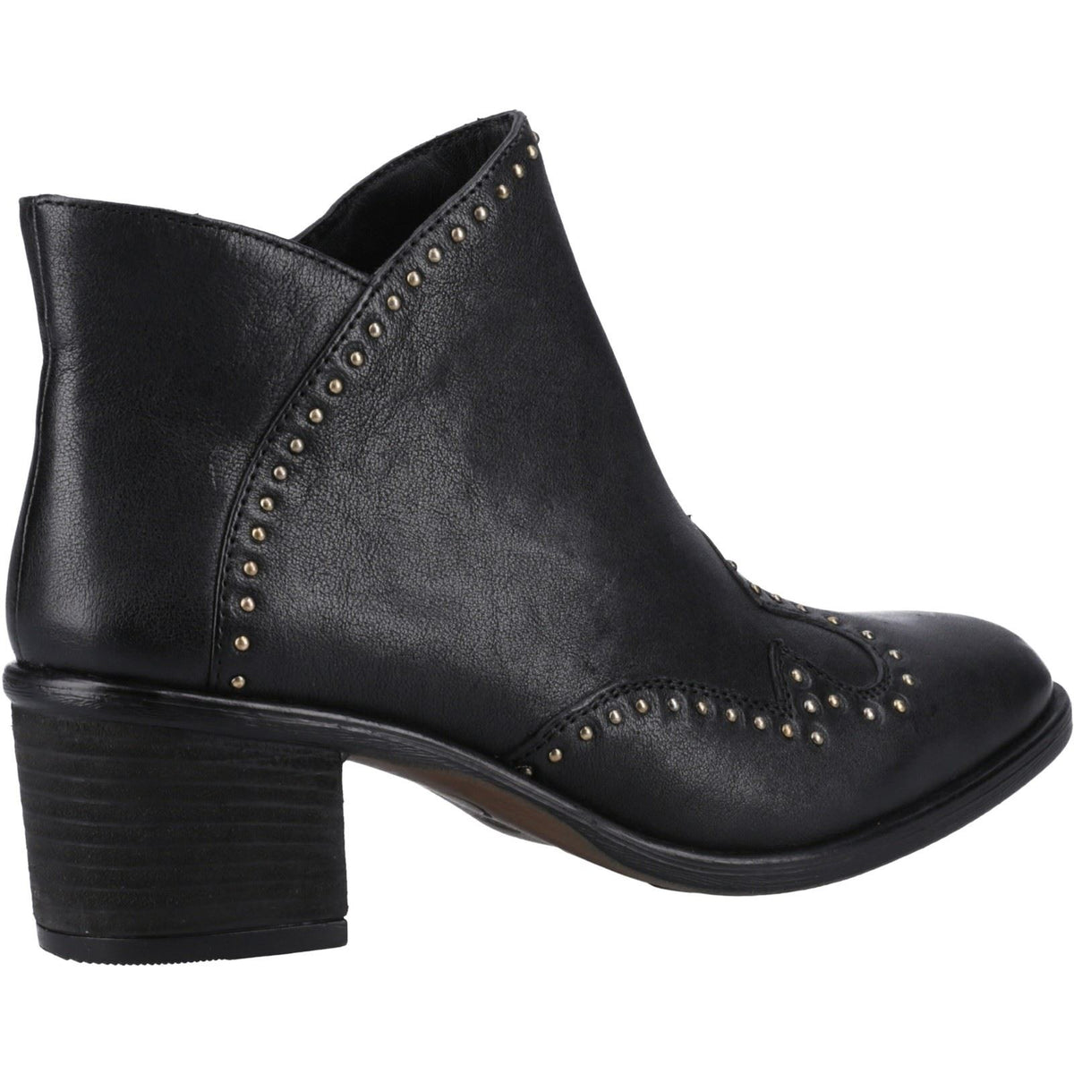 Hush Puppies Waverly Leather Women's Black Boots
