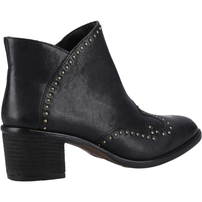 Hush Puppies Waverly Leather Women's Black Boots