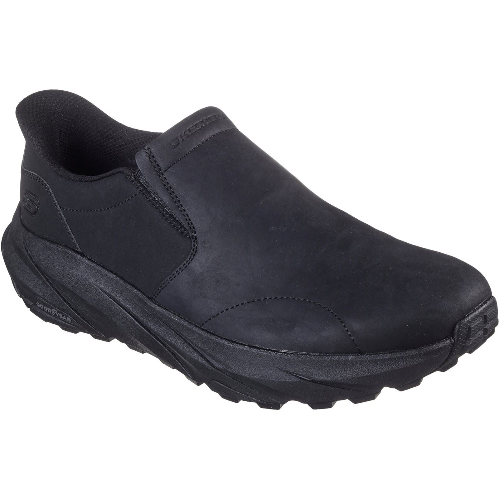 Skechers Conner Rayne Leather Men's Black Loafers