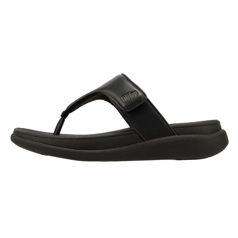FitFlop F-Mode Go Adjustable Flatform Women's Black Sandals