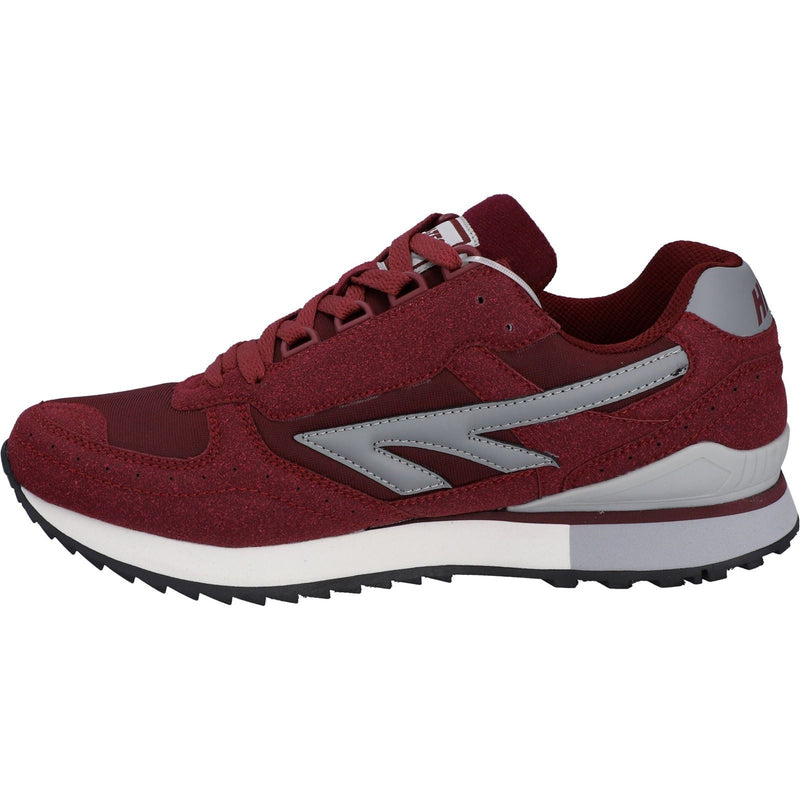Hi-Tec Silver Shadow PU Suede/Synthetic Men's Cherry Lace-Up Shoes