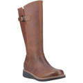 Hush Puppies Luna Leather Women's Brown Boots