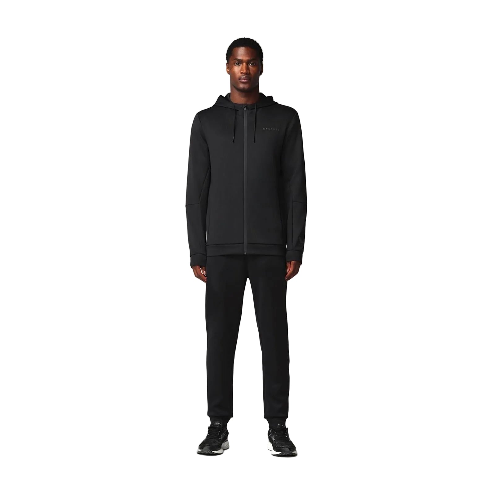 Castore Flex Full Zip Men's Black Hooded Sweatshirt