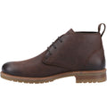 Hush Puppies Ricky Leather Men's Brown Ankle Boots