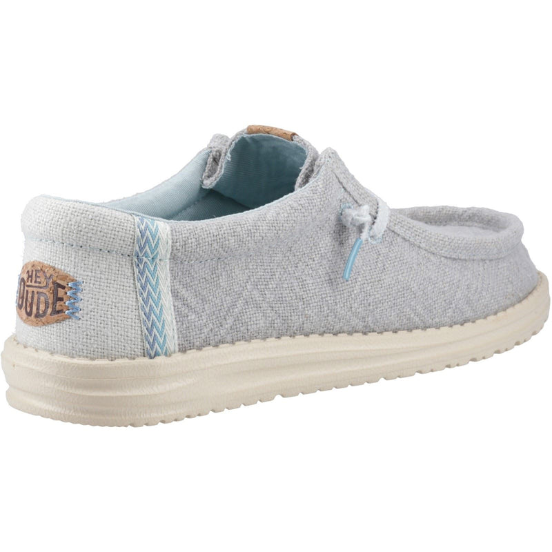 HEYDUDE Wally Jute Jute Men's Cloud Blue/Dawn Blue Moccasins Shoes