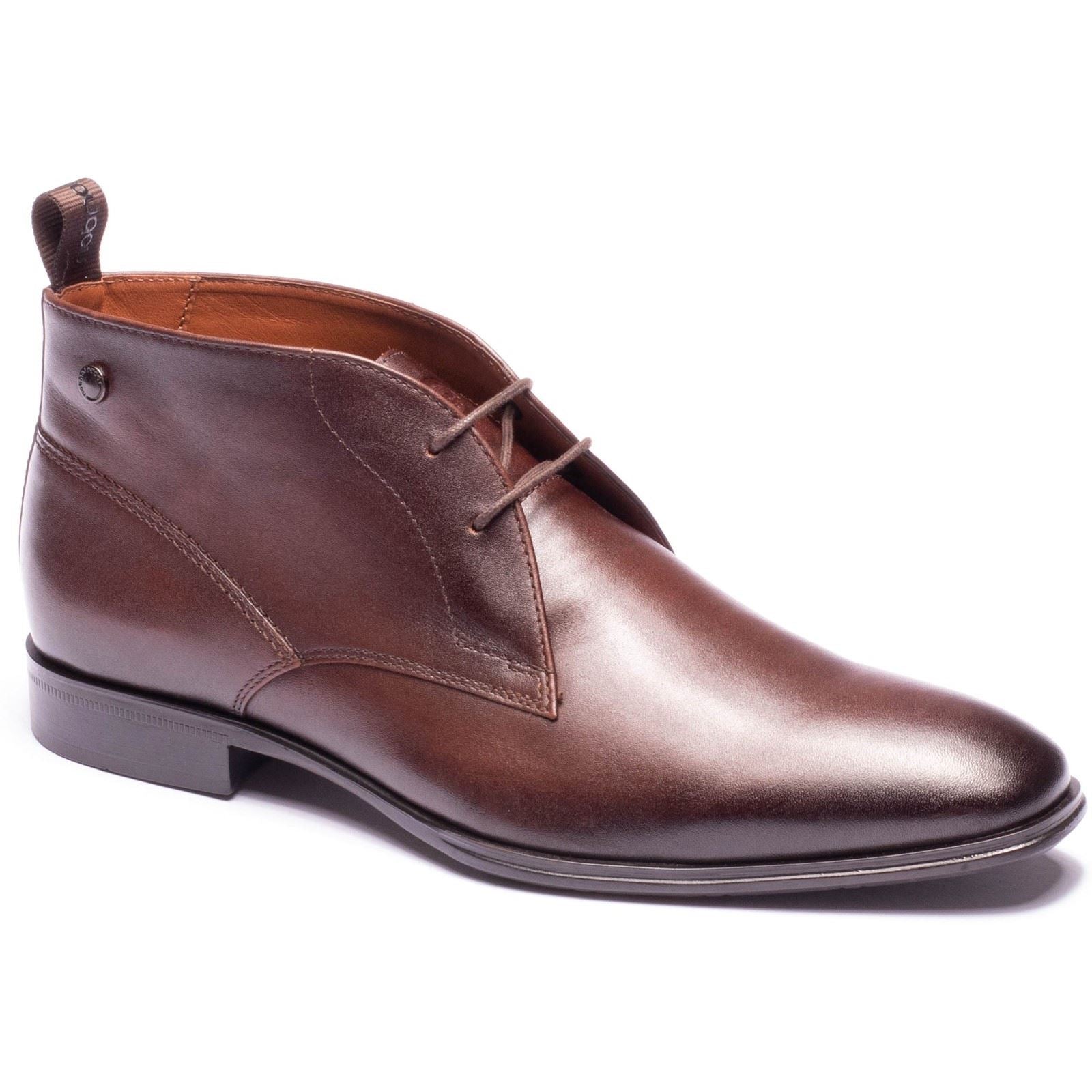 Base London Archer Leather Men's BROWN Ankle Boots