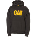 Caterpillar Trademark Cotton Men's Black Hooded Sweatshirt