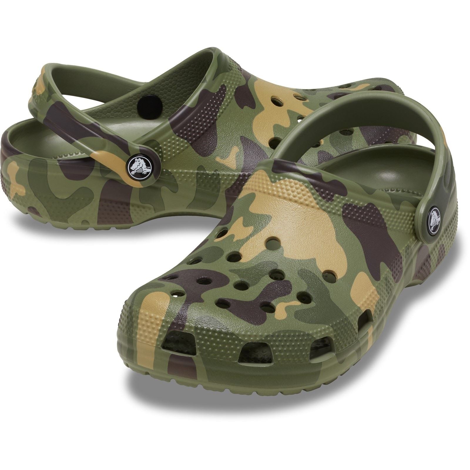 Crocs Classic Duck Camo EVA Men's Black/Cargo Clogs