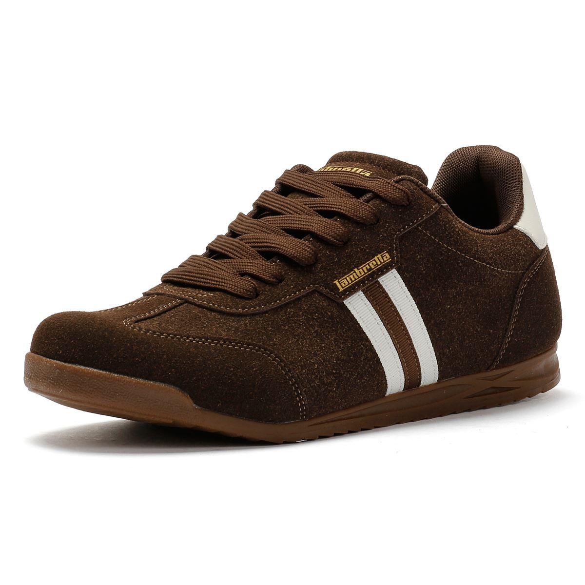 Lambretta Tackle Men's Chocolate Trainers