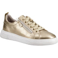 Hush Puppies Martha Leather Women's Gold Trainers