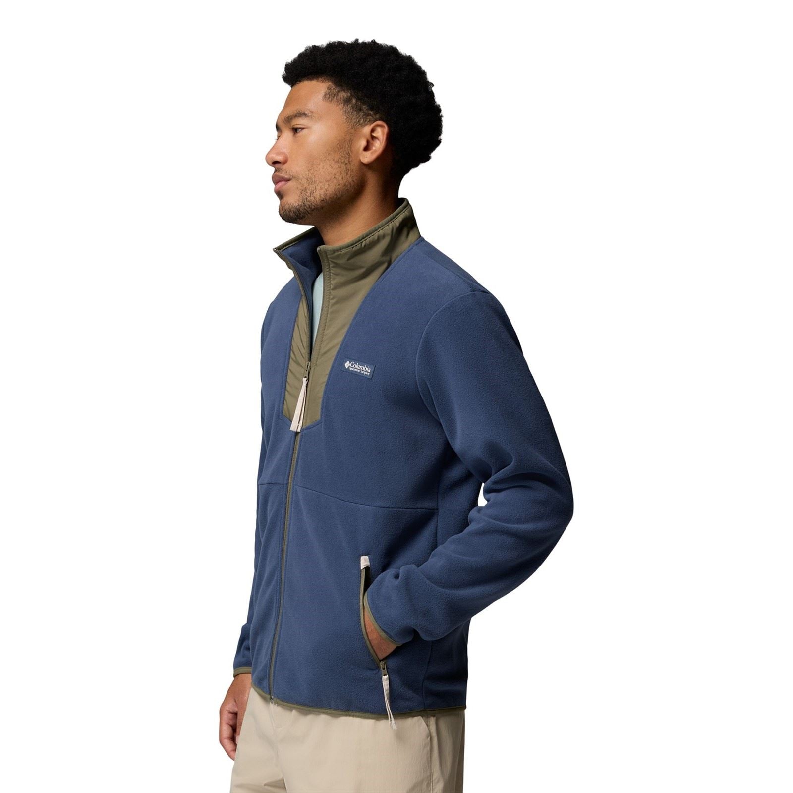 Columbia Sequoia Grove Full Zip Men's Blue Fleece Jacket